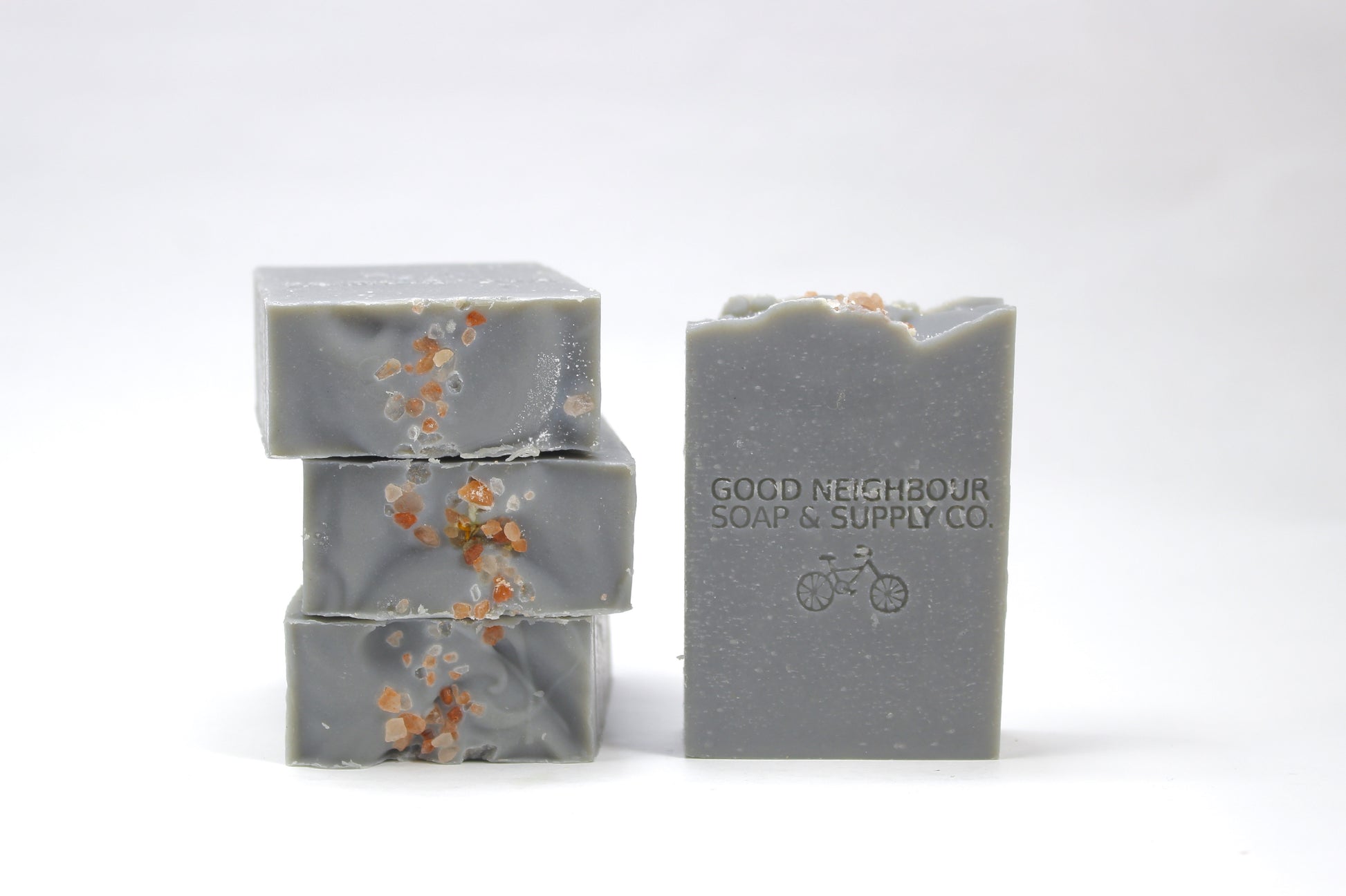 All natural soap bar handmade with charcoal, clay and amazing oils and butters. Good Neighbour Soap. 