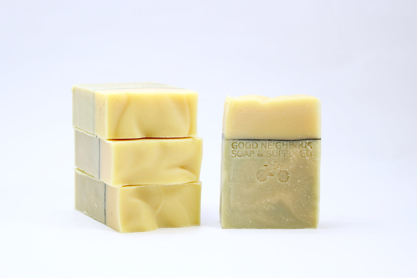 ALL NATURAL SOAP MADE WITH LIME AND COCONUT. GOOD NEIGHBOUR SOAP.